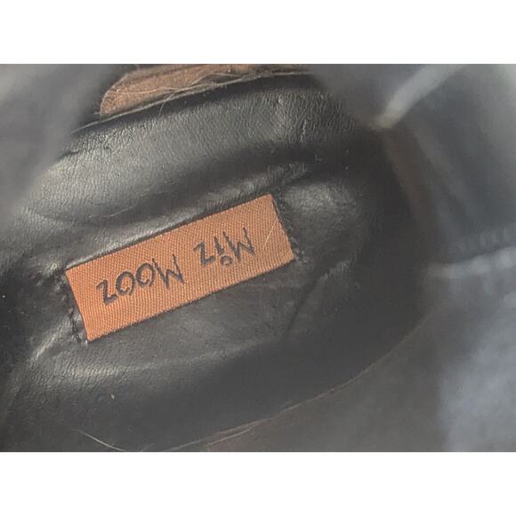 Miz Mooz Wedge Heel High Boot Black Leather, Victorian Steampunk Style Size 11 - Picture 16 of 16